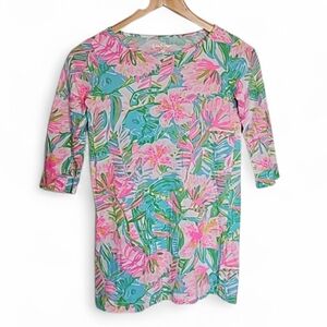 Lilly Pulitzer Girls long sleeve dress, size large 10-12